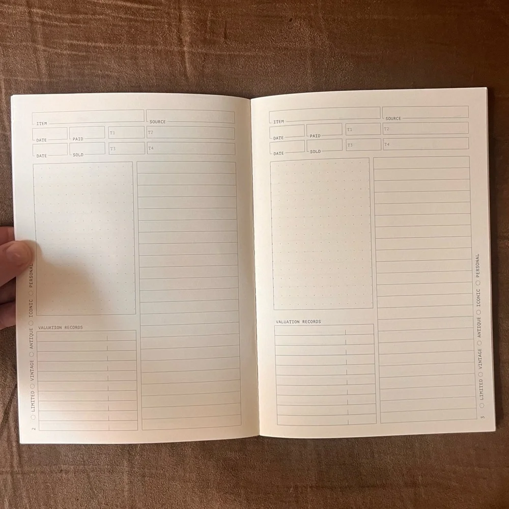 🆕 🎉 rare Collector’s Friend hobby tracker notebook journal planner